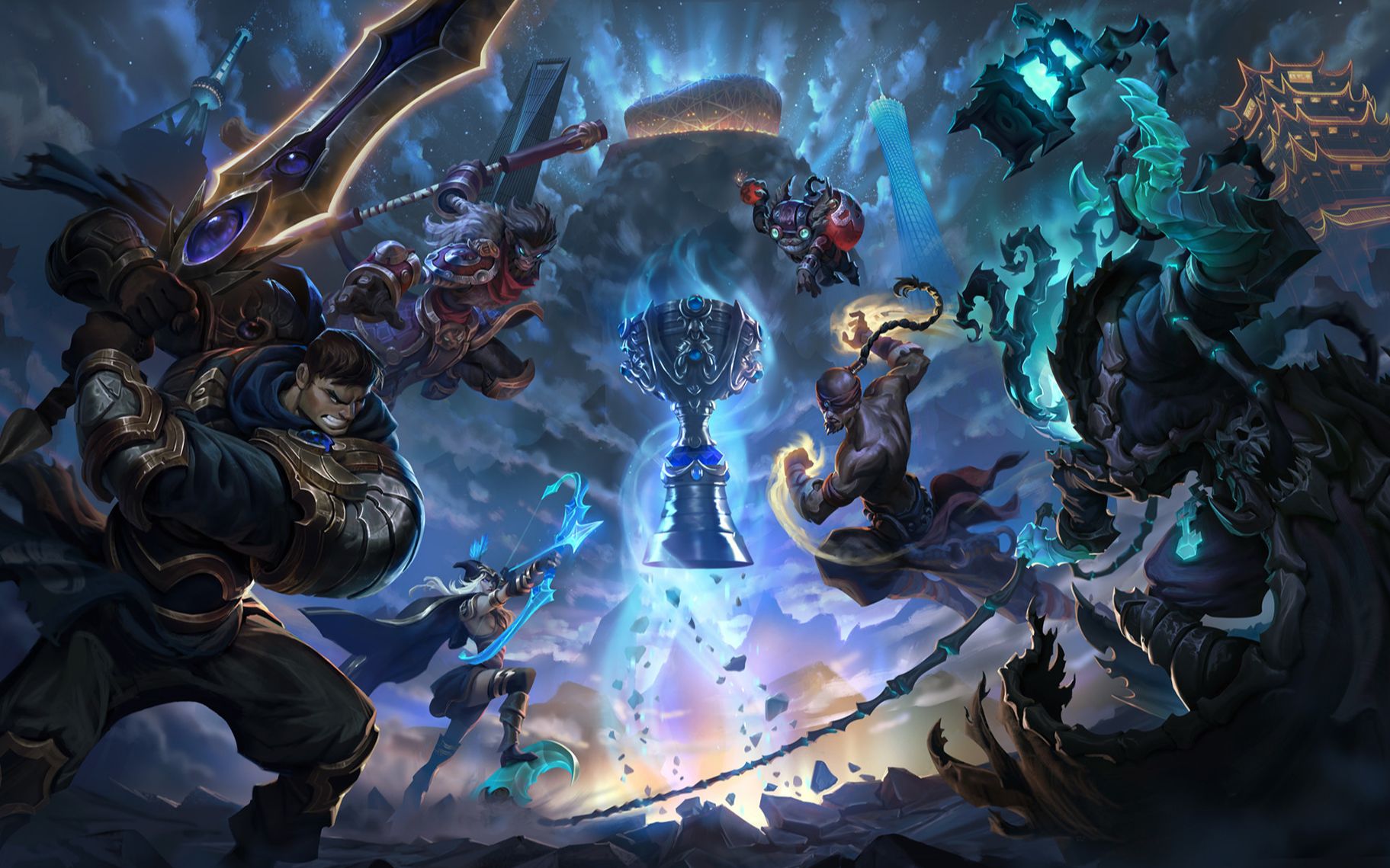 Scout ：和Poppy没怎么聊天，他就过来看了看我们